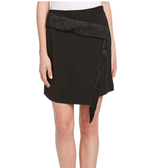 A.L.C. Loren asymmetrical hem and fringe skirt - Picture 1 of 4